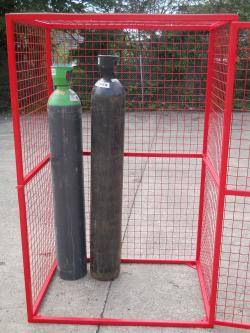 Propane Gas Bottle Cage - WTGC0707-G Warehouse Ladder