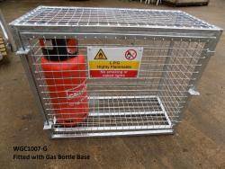 Calor Gas Storage Cage Warehouse Ladder