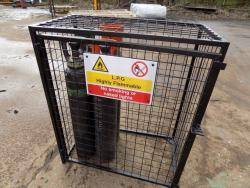 Calor Gas Storage Cage Warehouse Ladder